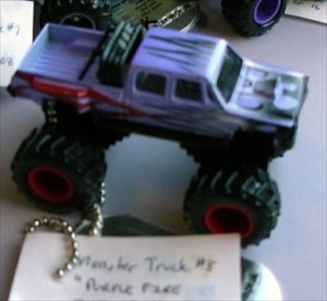 Monster Truck #8 - Purple Fire