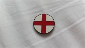 England Flag Micro Geocoin