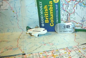 WESTY checks his maps before departure