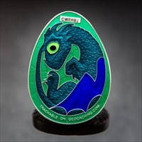 Dragon Egg (Silver/Blue/Turquoise)