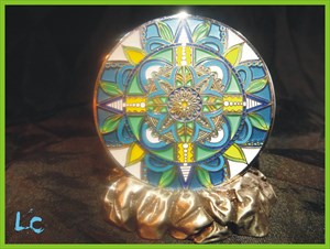 Natures Compass Geocoin AE 15 *NICKEL WITH GLOW*