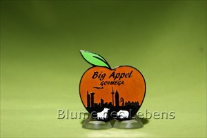 The Big Äppel Geocoin -Sunrise Edition- BlackNicke