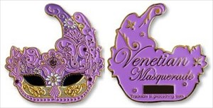 Venetian Mask Viola Gold