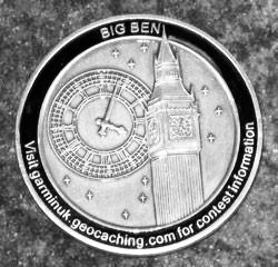 Garmin Visit UK - Big Ben Geocoin