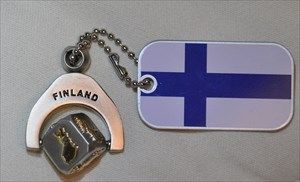 Suomi - Finland flaf tag