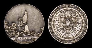 First Geocoin in Space (Bronze)