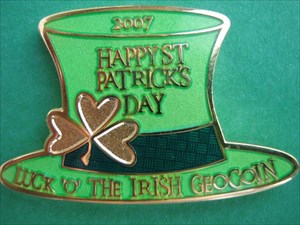 Luck &#39;O&#39; The Irish coin front