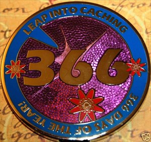 Leap Year Geocoin - Ontario Edition front