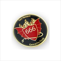Geo Reward 666 Geocache Finds Geocoin