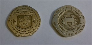 RJ&#39;s Pirate Doubloon - Piece of Eight Geocoin
