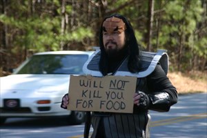 Homeless Klingon