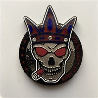 King of Lost Place Geocoin - King Spooky Edition f