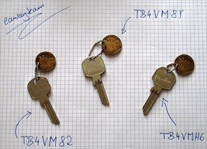EN: All three keys | DE: Alle 3 Schlüssel