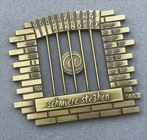 Hannover Geocoin front