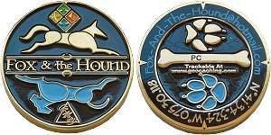 The Fox and the Hound Geocoin