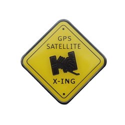GPS Satellite X-ing, large, trackable