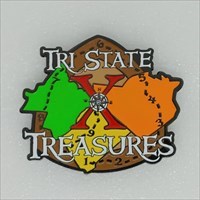 Tri&#173;State Treasures X Geocoin front