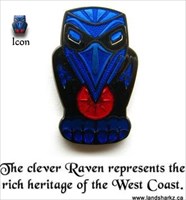 West Coast Eco Totem - Raven