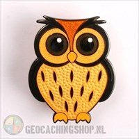 Owl Geocoin - Tawnyowl front