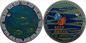Reef Check Geocoin - Silver