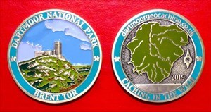 Dartmoor 2019 Race Geo Coin