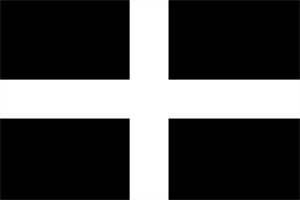 St Piran&#39;s Cross - the flag of Cornwall
