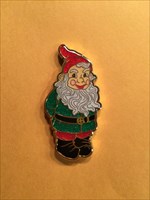 Gnaughty and Gnice Holiday Gnome Geocoin front