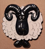 Edelbert - the Sheep Geocoin Suffolk Edition front