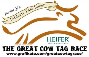 Udderly Fast Racer&#39;s Tag
