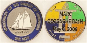 MARC Geocoin - GEOCACHE BASH 2008