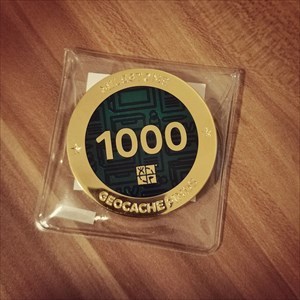 1000 Finds Milestone Coin