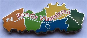 LordT&#39;s Rondje Vlaanderen Leggers Geocoin - Front