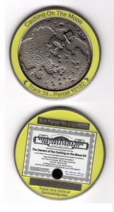Caching on the Moon - Coin