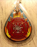 Firefighter Travel Tag