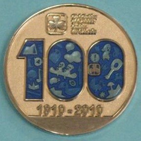 Girl Guide 100 Yr Geo Coin