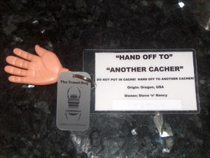 &quot;HAND OFF TO ANOTHER CACHER&quot;