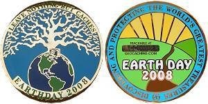 Earth Day 2008 Geocoin
