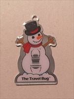 Holiday Travel Bug® Snowman Tag