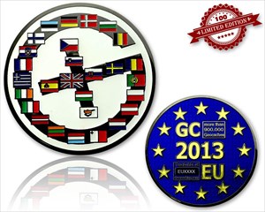 luzzi1971&#39;s Geocaching EU 2013 Geocoin