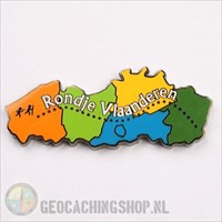 Rondje Vlaanderen Geocoin front