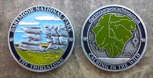 Dartmoor 2020 Race Geo Coin