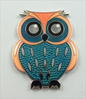 Owl Geocoin Bert Edition front