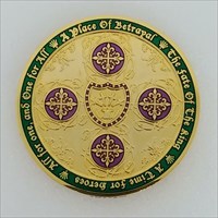 4musketeers Royalist Geocoin front