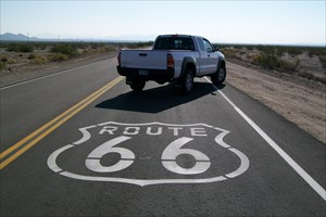 kyot&#39;s toy truck on Route 66