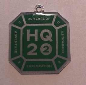 HQ 20 Year Celebration Tag front