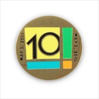 10 Year Anniversary Micro Geocoin