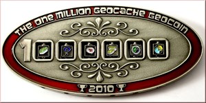 luzzi1971&#39;s 1 Million Geocache Geocoin