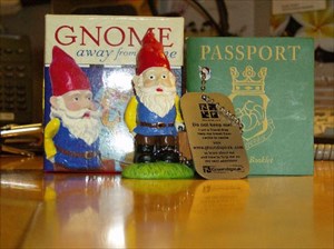 Gnome on the roam away from home!