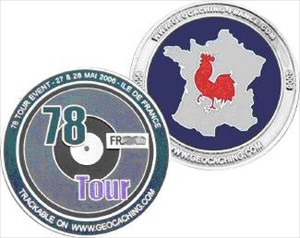78 tour geocoin