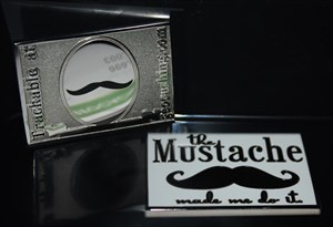 The Mustache Made Me Do It ... Geocoin